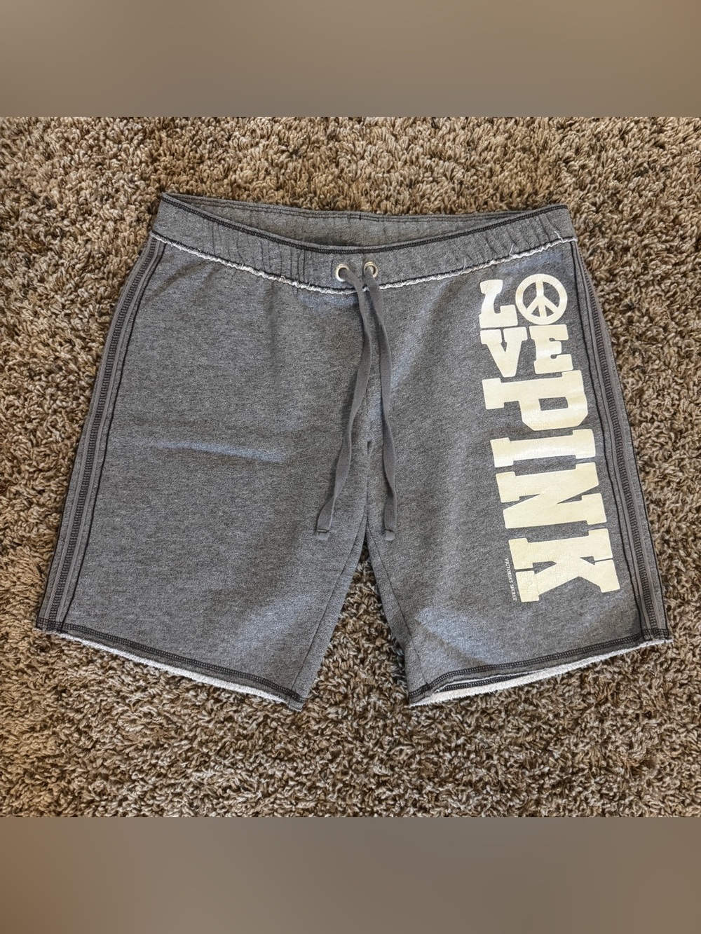 Y2K PINK Victoria’s Secret Grey Shorts